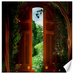 Beautiful World Entry Door Fantasy Canvas 12  X 12   by Amaryn4rt