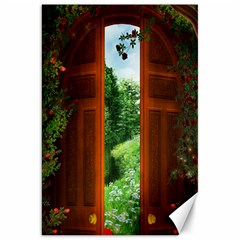 Beautiful World Entry Door Fantasy Canvas 20  x 30  