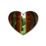 Beautiful World Entry Door Fantasy Heart Coaster (4 pack)  Front