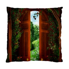 Beautiful World Entry Door Fantasy Standard Cushion Case (Two Sides)