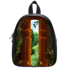 Beautiful World Entry Door Fantasy School Bags (small)  by Amaryn4rt