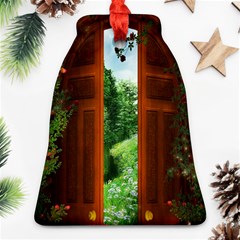 Beautiful World Entry Door Fantasy Ornament (Bell)