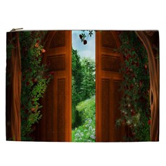 Beautiful World Entry Door Fantasy Cosmetic Bag (xxl)  by Amaryn4rt