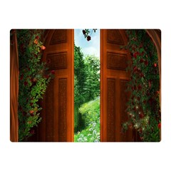 Beautiful World Entry Door Fantasy Double Sided Flano Blanket (Mini) 