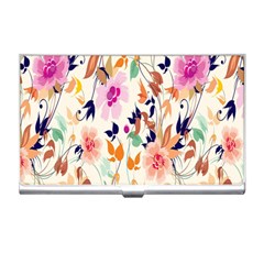 Vector Floral Art Business Card Holders