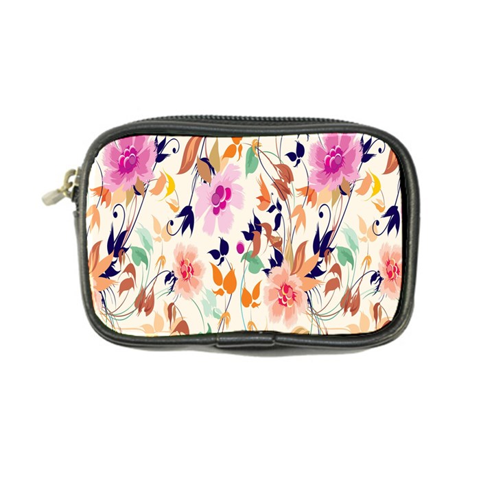 Vector Floral Art Coin Purse