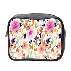 Vector Floral Art Mini Toiletries Bag 2-side by Amaryn4rt