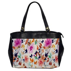 Vector Floral Art Office Handbags by Amaryn4rt