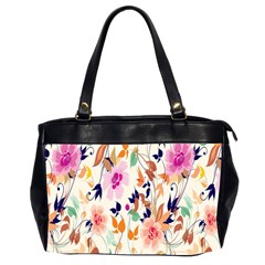 Vector Floral Art Office Handbags (2 Sides)  by Amaryn4rt