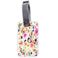 Vector Floral Art Luggage Tags (one Side)  by Amaryn4rt