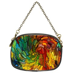 Stained Glass Patterns Colorful Chain Purses (one Side)  by Amaryn4rt