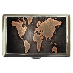 Grunge Map Of Earth Cigarette Money Cases by Amaryn4rt