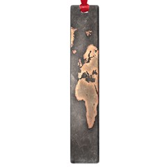 Grunge Map Of Earth Large Book Marks by Amaryn4rt