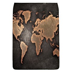 Grunge Map Of Earth Flap Covers (s)  by Amaryn4rt