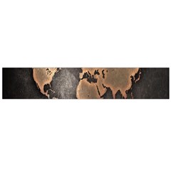 Grunge Map Of Earth Flano Scarf (large) by Amaryn4rt