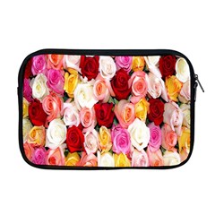 Rose Color Beautiful Flowers Apple Macbook Pro 17  Zipper Case