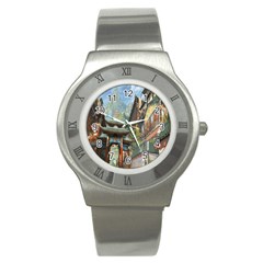 Japanese Art Painting Fantasy Stainless Steel Watch