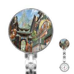 Japanese Art Painting Fantasy Stainless Steel Nurses Watch