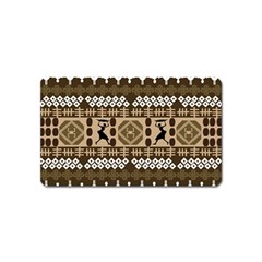 African Vector Patterns Magnet (name Card) by Amaryn4rt