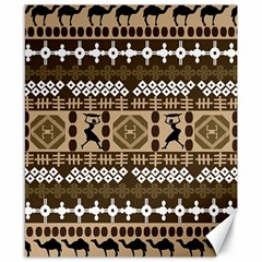 African Vector Patterns Canvas 8  X 10  by Amaryn4rt