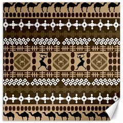 African Vector Patterns Canvas 16  X 16   by Amaryn4rt