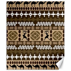 African Vector Patterns Canvas 20  X 24  