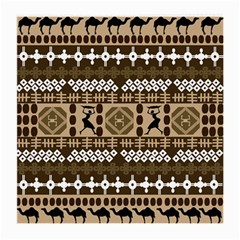 African Vector Patterns Medium Glasses Cloth by Amaryn4rt