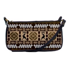 African Vector Patterns Shoulder Clutch Bags