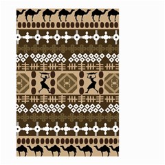 African Vector Patterns Small Garden Flag (two Sides)