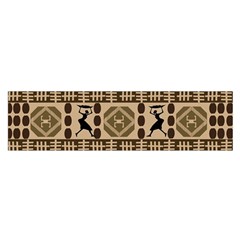 African Vector Patterns Satin Scarf (oblong)