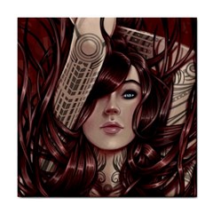 Beautiful Women Fantasy Art Tile Coasters by Amaryn4rt