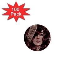 Beautiful Women Fantasy Art 1  Mini Buttons (100 Pack) 