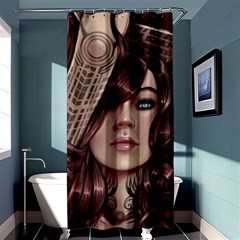 Beautiful Women Fantasy Art Shower Curtain 36  X 72  (stall)  by Amaryn4rt