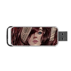 Beautiful Women Fantasy Art Portable Usb Flash (two Sides) by Amaryn4rt