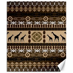 African Vector Patterns  Canvas 8  X 10  by Amaryn4rt