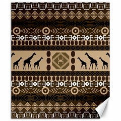 African Vector Patterns  Canvas 20  X 24   by Amaryn4rt