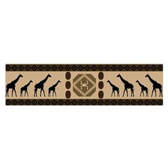 African Vector Patterns  Satin Scarf (oblong)