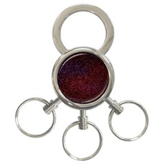 3d Tiny Dots Pattern Texture 3-ring Key Chains by Amaryn4rt