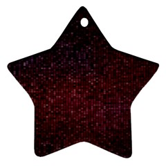 3d Tiny Dots Pattern Texture Star Ornament (two Sides) by Amaryn4rt