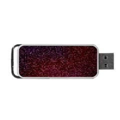 3d Tiny Dots Pattern Texture Portable Usb Flash (one Side) by Amaryn4rt