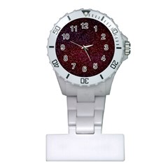 3d Tiny Dots Pattern Texture Plastic Nurses Watch