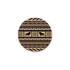 African Vector Patterns  Golf Ball Marker (4 Pack) by Amaryn4rt