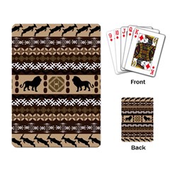 African Vector Patterns  Playing Card