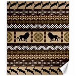 African Vector Patterns  Canvas 8  x 10  8.15 x9.66  Canvas - 1