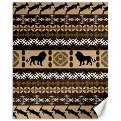 African Vector Patterns  Canvas 16  X 20  