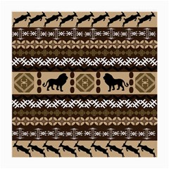 African Vector Patterns  Medium Glasses Cloth by Amaryn4rt