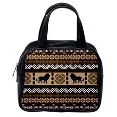 African Vector Patterns  Classic Handbags (one Side) by Amaryn4rt