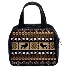 African Vector Patterns  Classic Handbags (2 Sides)