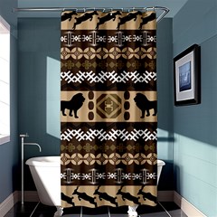 African Vector Patterns  Shower Curtain 36  X 72  (stall) 