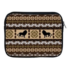 African Vector Patterns  Apple Ipad 2/3/4 Zipper Cases